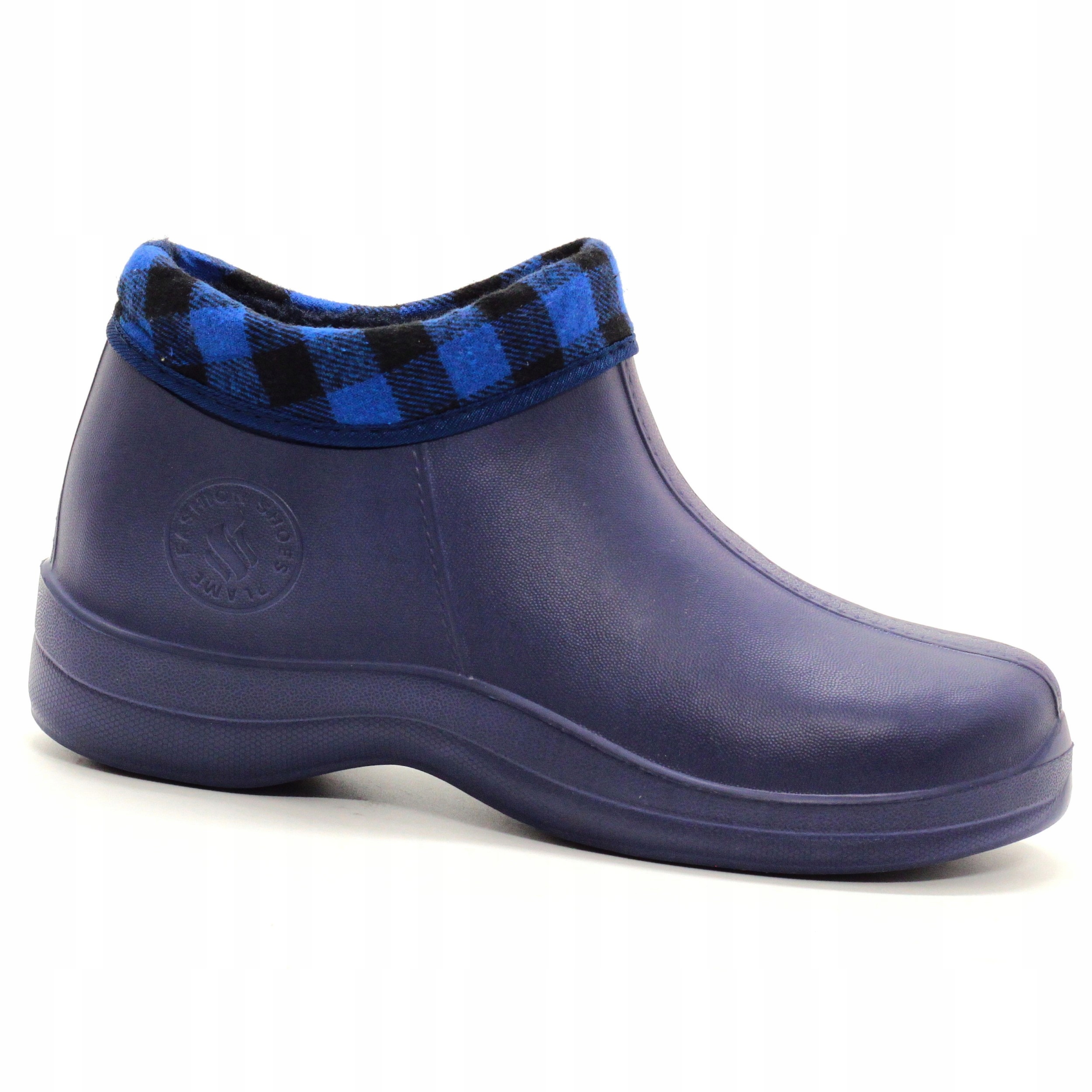 KALOSZE DAMSKIE GUMOWCE PIANKOWE KRÓTKIE OCIEPLANE Długość wkładki 26 cm