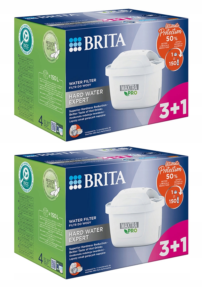 Filtr wody wkład do dzbanka Brita Maxtra Pro Hard Water Expert 8 szt.