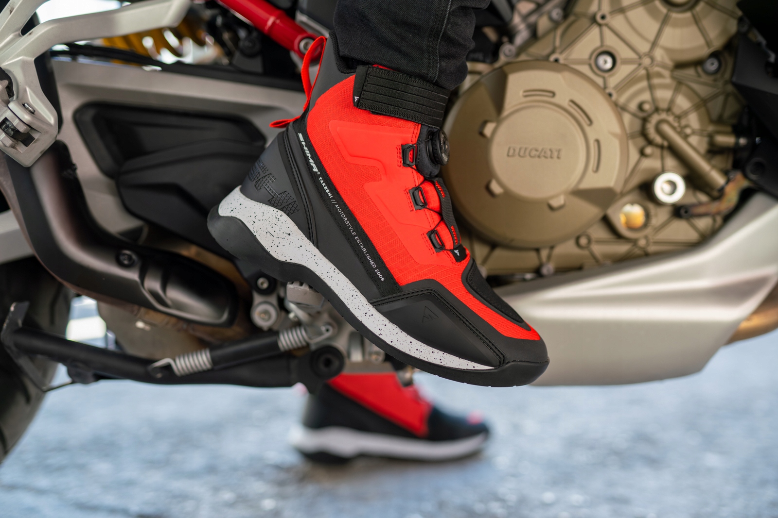 SHIMA buty TAKESHI red 46 Model TAKESHI red