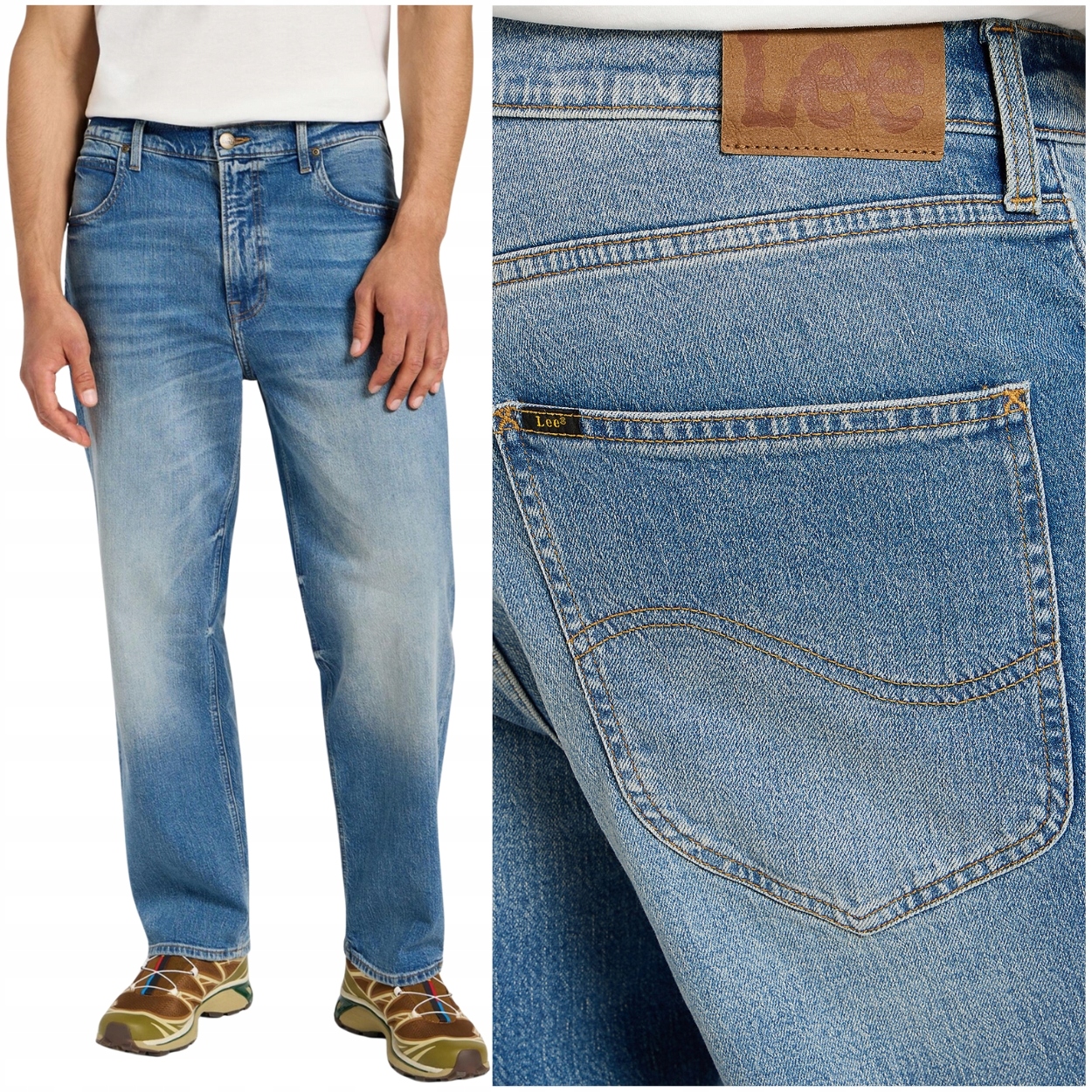 Lee Asher loose straight Charlie velmi volné džínové kalhoty W32 L32