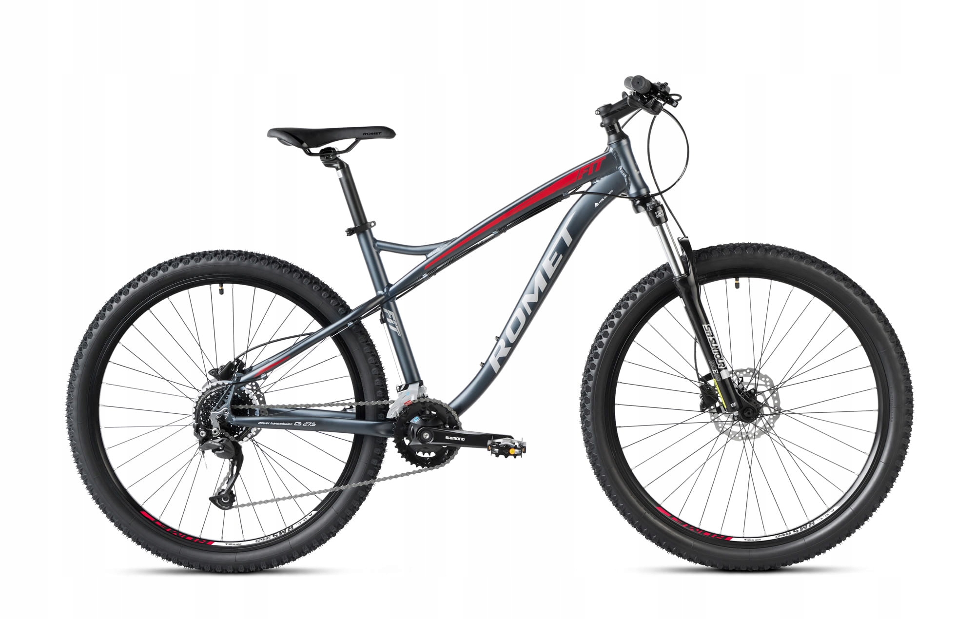 2327220 - 20 XL Rower ROMET Rambler FIT 27 czarno-czerwony