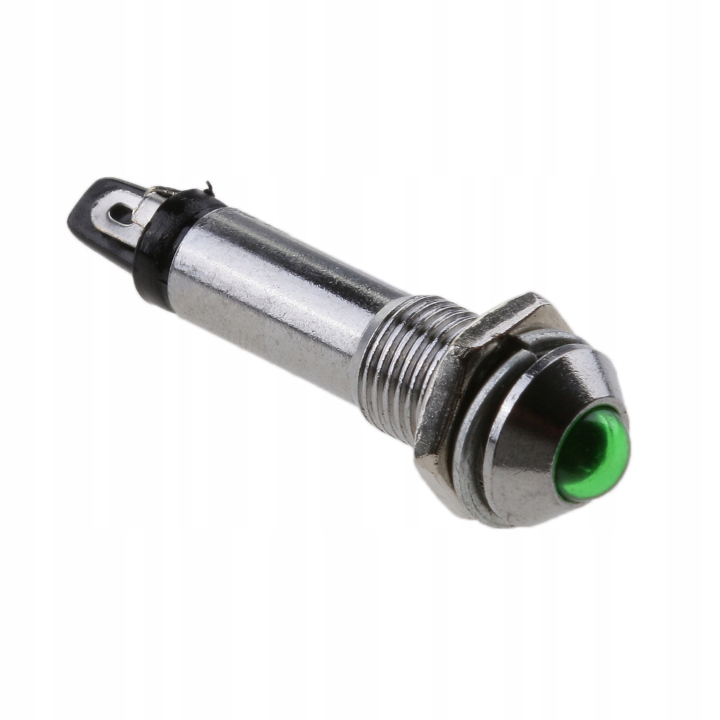 Wskaźnik panelowy LED 12V 8mm, pojedynczy, zielony EAN (GTIN) 0791242156678