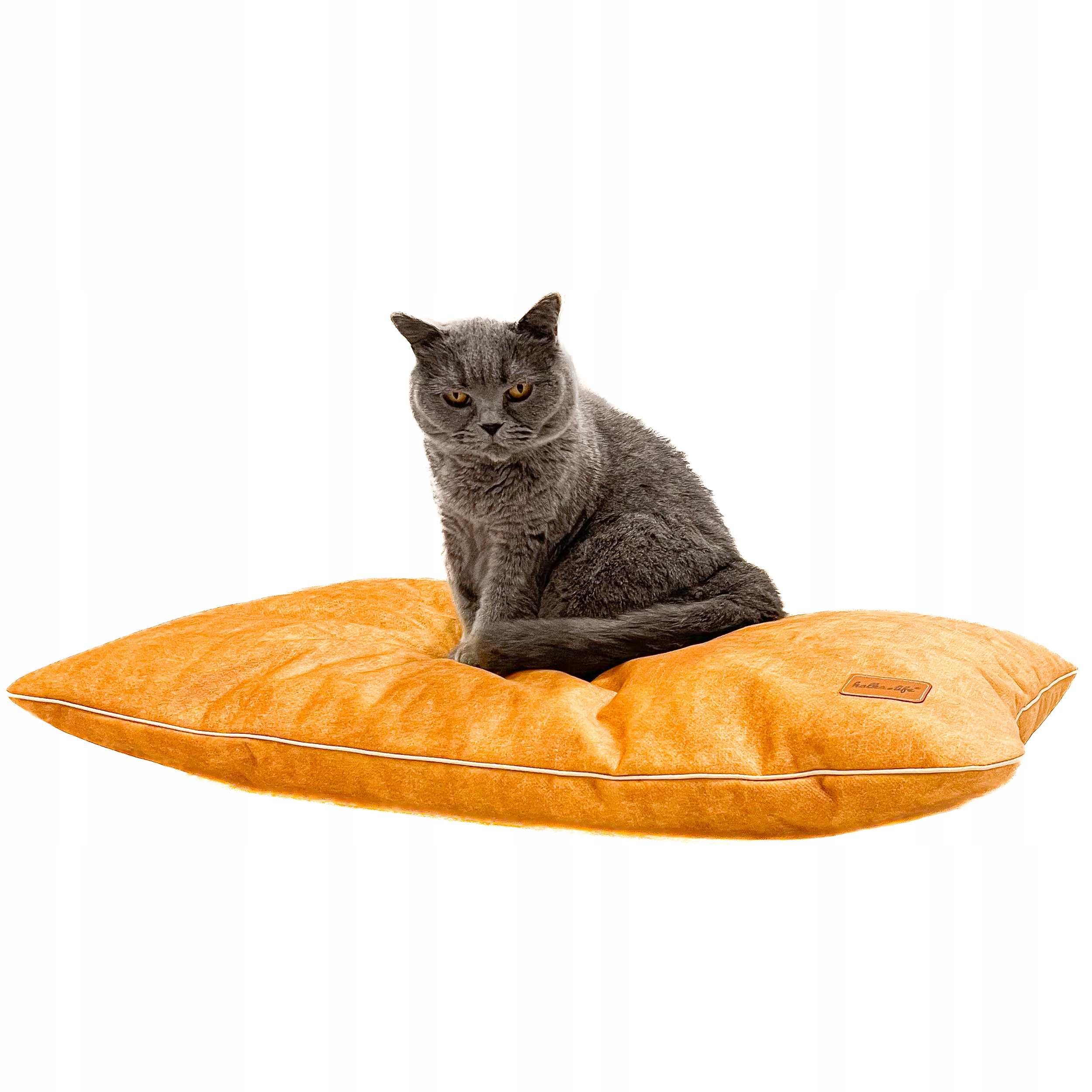 Levně Pelíšek, měkká, příjemná na dotek polštář pro kočky žlutá, S