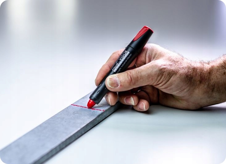 PICA VISOR Marker Woskowy Przemysłowy Żółty Rodzaj marker