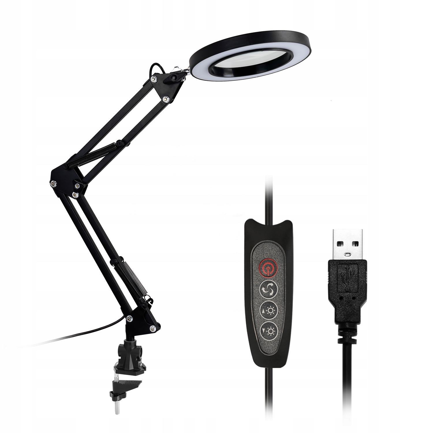 

Lampa Led z lupą 5X z trzema trybami ściemniania