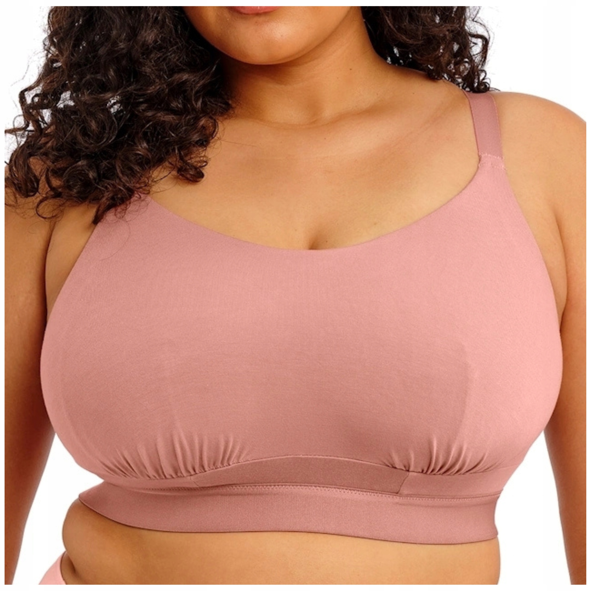 Podprsenka bez kostic pohodlná pro velké poprsí Elomi Downtime 32H/70K