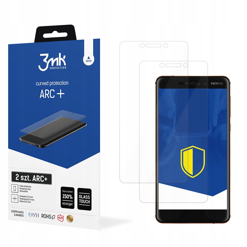 

2x Folia 3mk na cały ekran do Nokia 6.1 2018