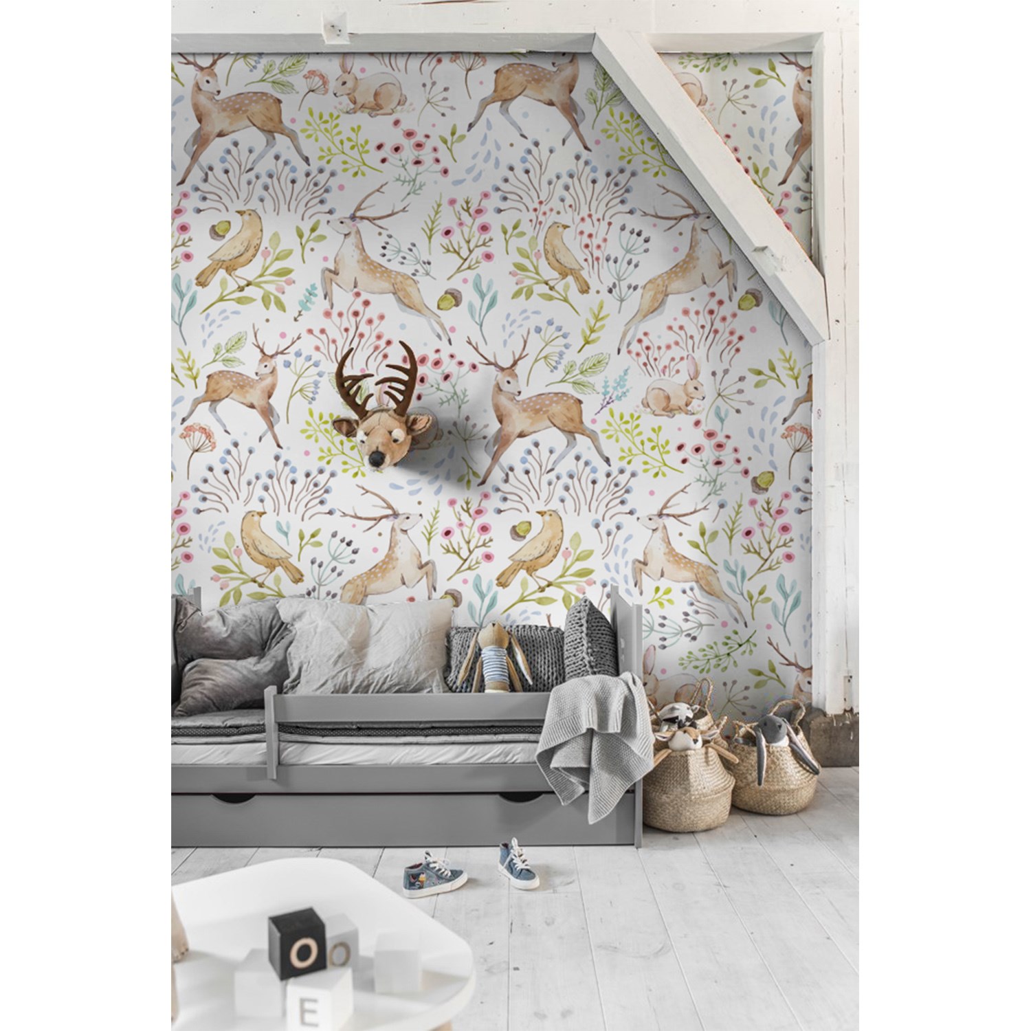 

Fototapeta ścienna Wzór akwareli zwierzęta 104x70