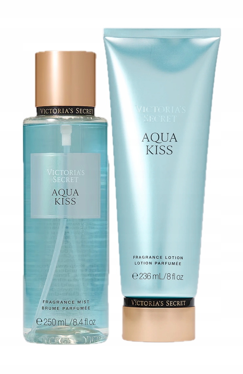 Victoria's Secret Aqua Kiss Sada Tělový sprej 250 ml Balzám 236 ml