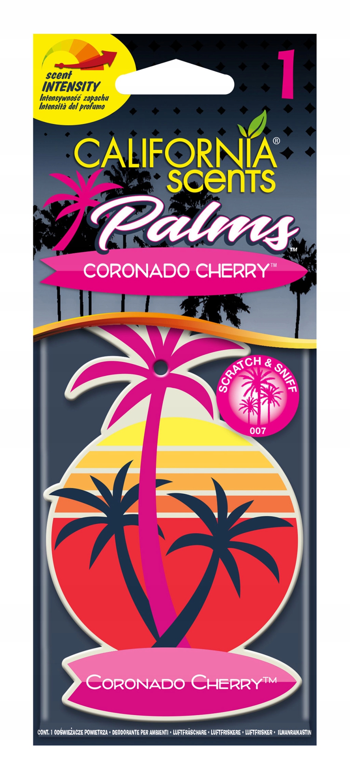 

California Scents Palma Wiśnia Cherry Zawieszka