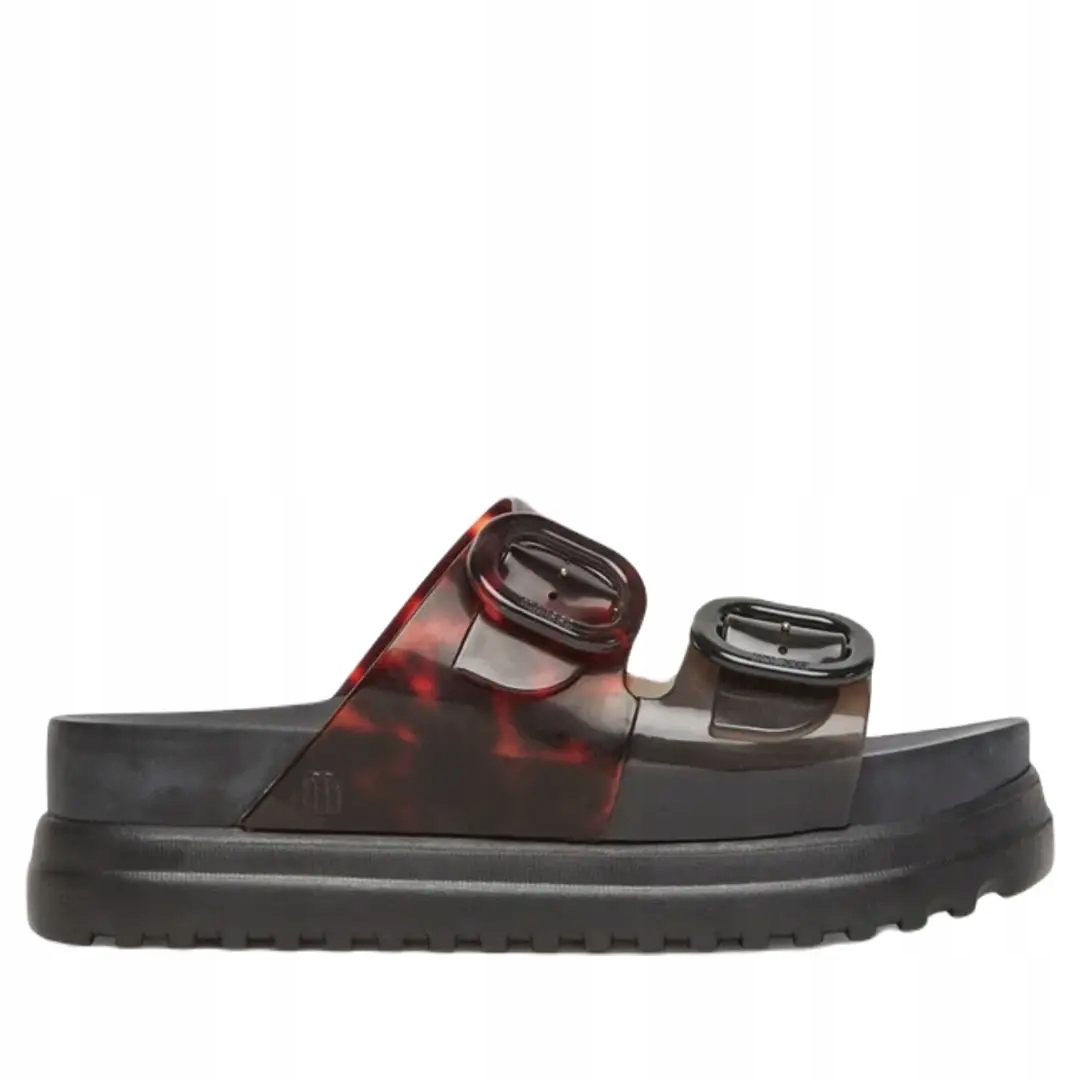 Nazouváky pantofle Melissa M 36158 cozy platform ad 40, Černá