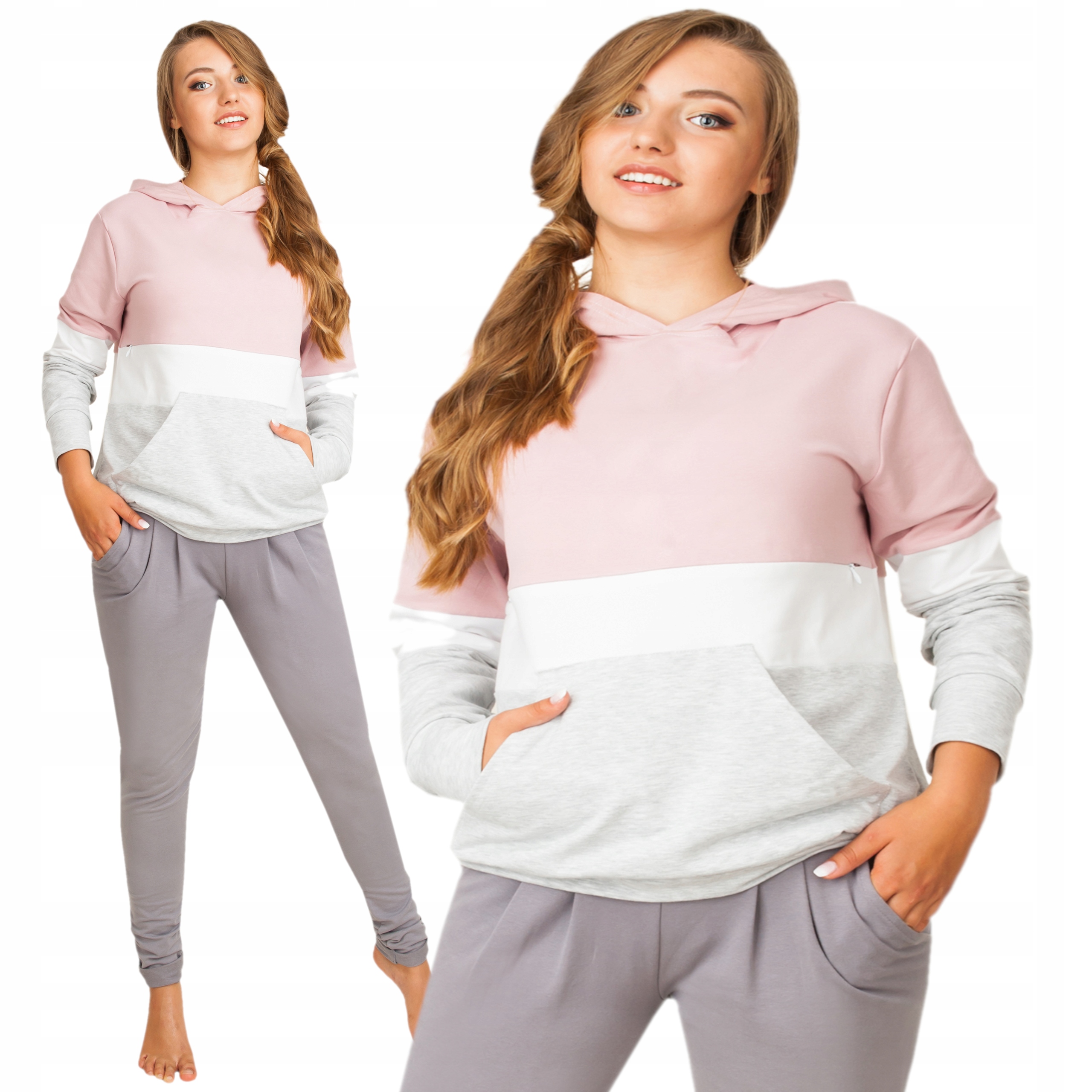 

Bluza do karmienia z kapturem kangurka Belts