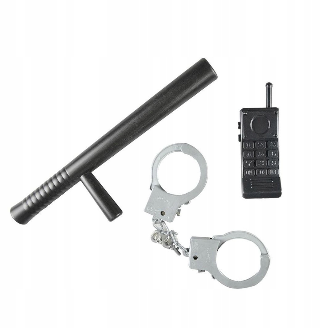 ZESTAW POLICJANTA Z PAŁKĄ