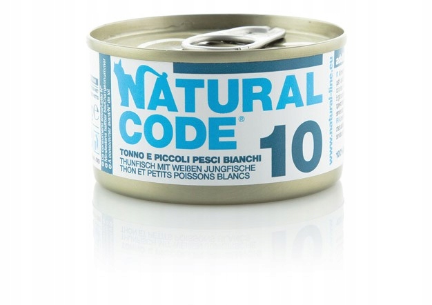 Natural Code 10 – tuńczyk i młode ryby 85g