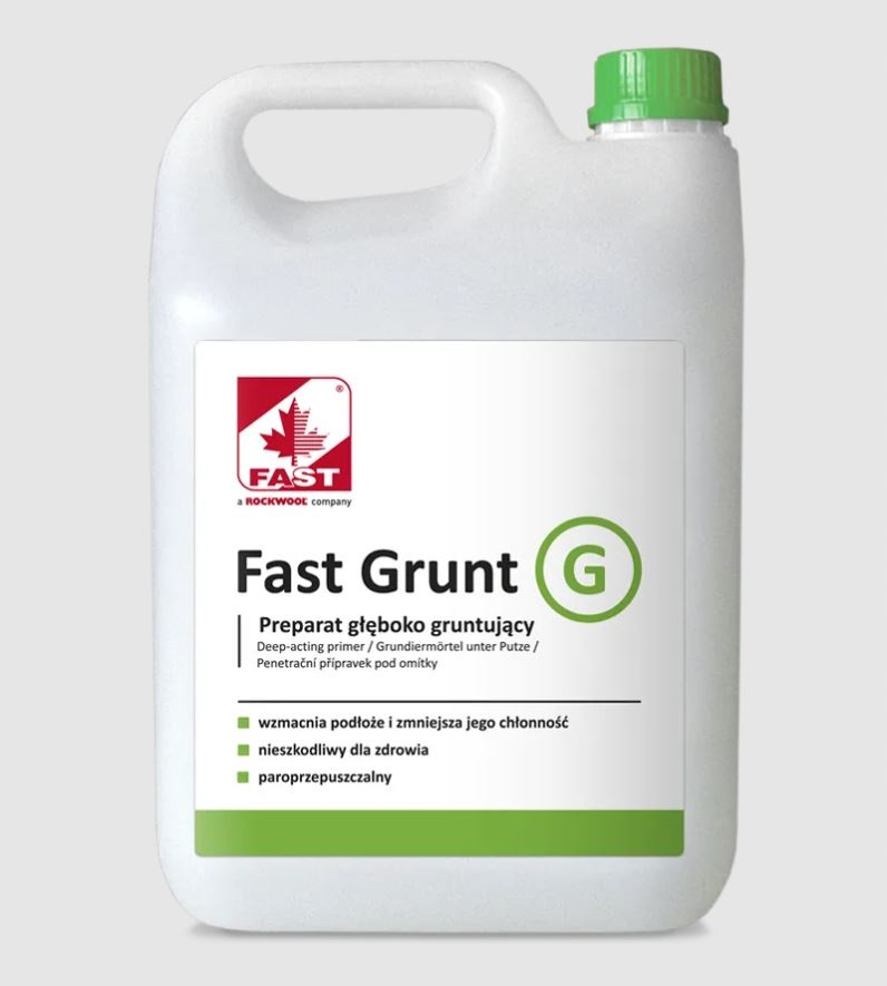FAST GRUNT G - PREPARAT GŁĘBOKO PENETRUJĄCY - 5L