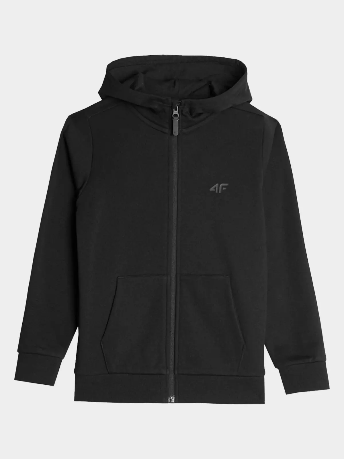 BLUZA CHŁOPIĘCA 4F DRESOWA Z KAPTUREM 4F AW23M627 Wzór dominujący bez wzoru