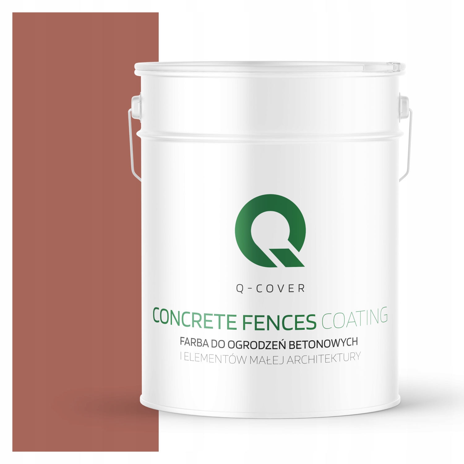 Farba Na Maľovanie Plotov, Betónových Kvetináčov, Farba Tehlová, F324 10 L