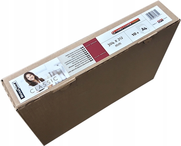 

Okładki kanałowe twarde MetalBind Opus Bordowe