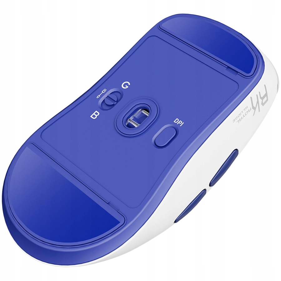 ROYAL KLUDGE M30 White Blue Gaming Mouse PAW 33111K — 10