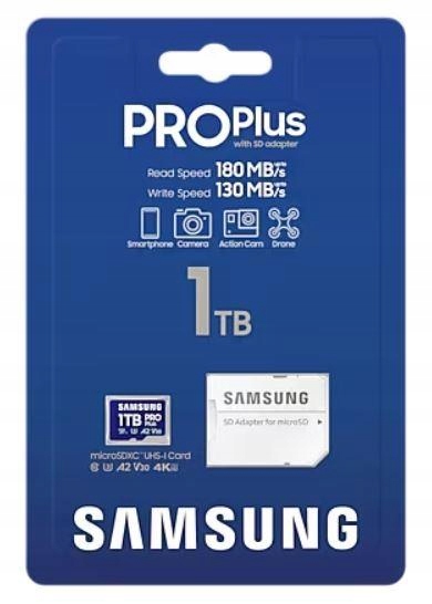 Karta microSD MB-MD1T0SA/WW 1TB Pro+ adapter MB-MD1T0SA/EU
