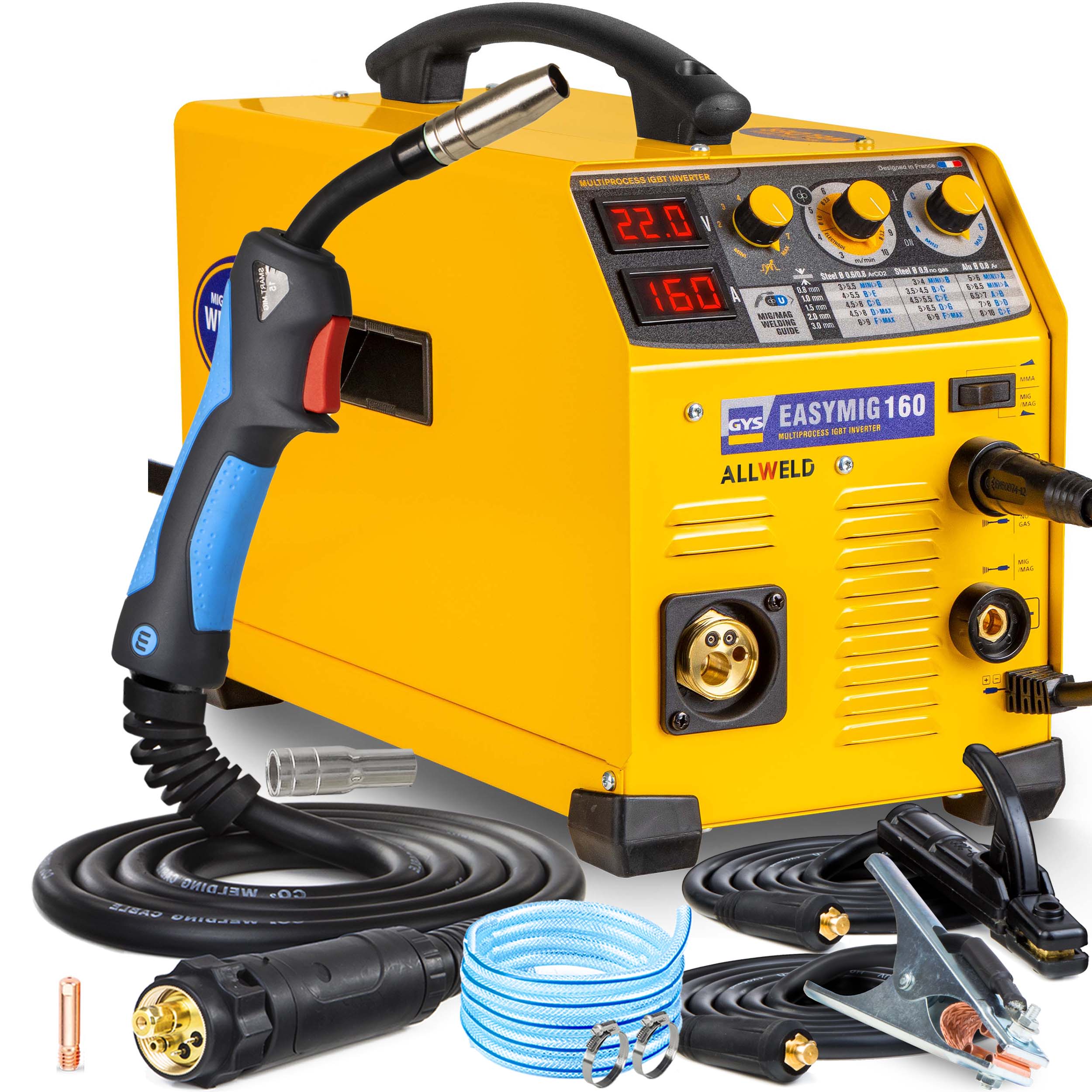 Invertorová Svářečka Gys Easy Mig 160 Mag Mma Hliník Flux 160A 230V