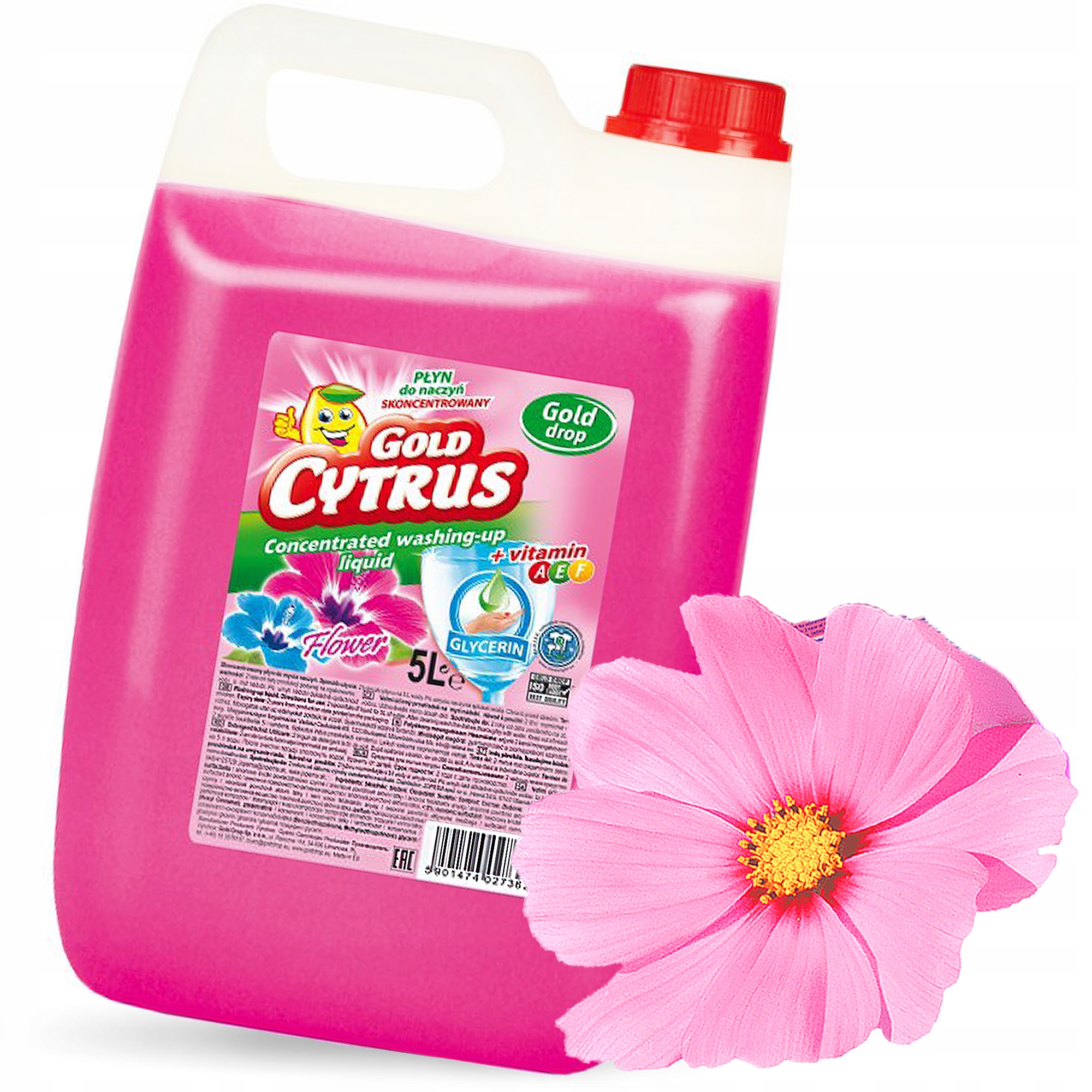 

Płyn do Mycia Naczyń 5l Skoncentrowany Kwiatowy