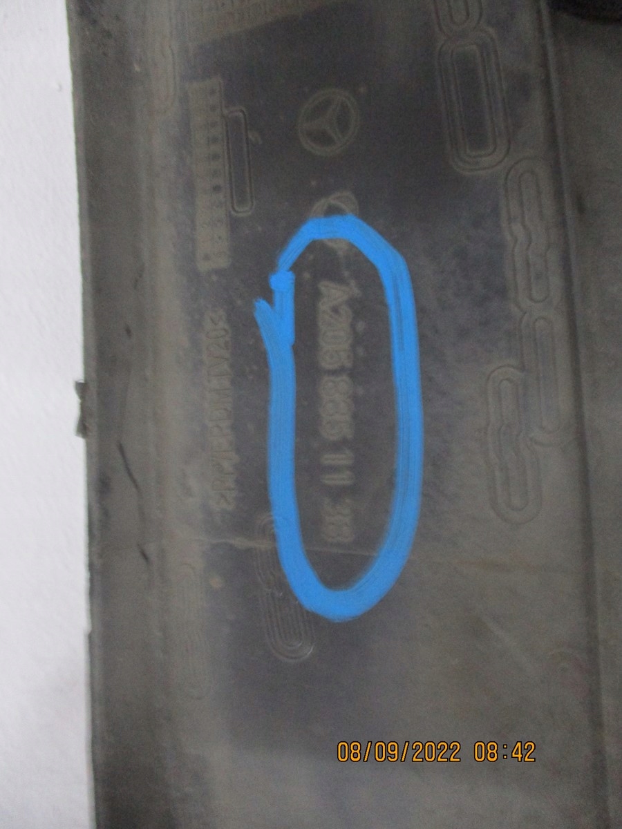 diffusore Paraurti MERCEDES 205 A2058851138 posteriore