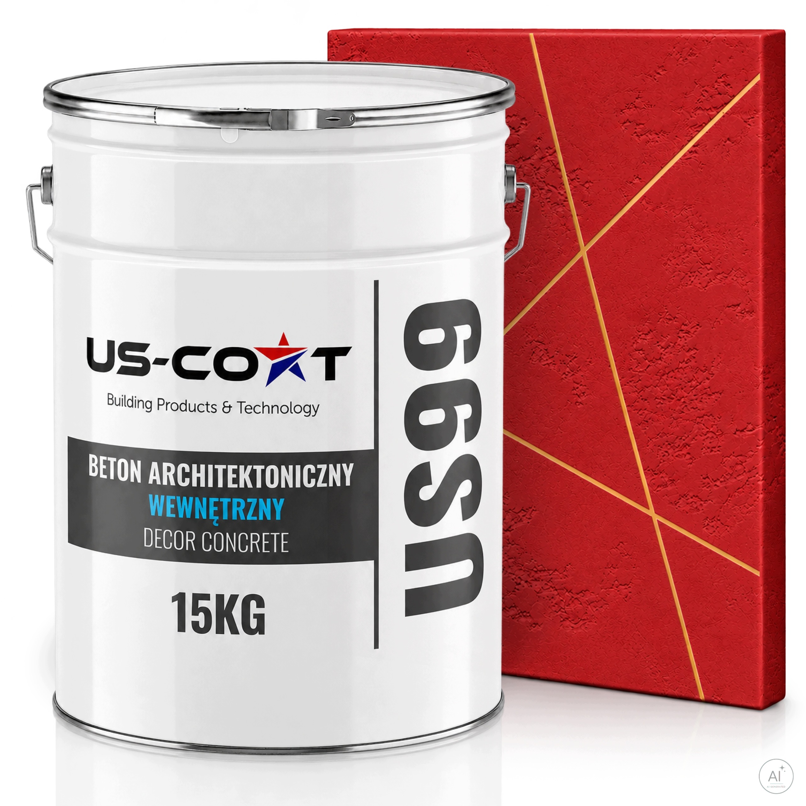 Vnitřní Architektonický Beton Barva Červená Ohnivá H3616 10 m2 15 kg