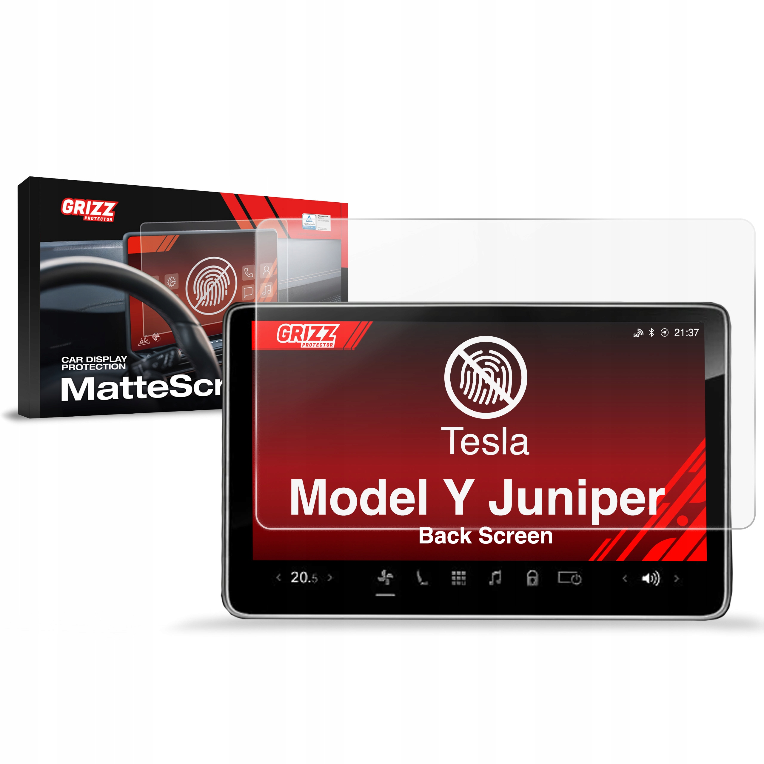 Folia Antyodciskowa na tylny ekran do Tesla Model Y Juniper (2024-2025)