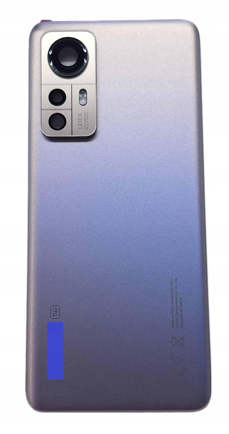 Klapka Obudowa Plecki Xiaomi 12 12X Fioletowa Jakość Oryginału Oem