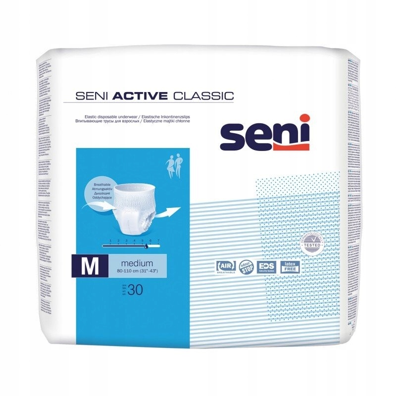 

Seni Active Classic M majtki chłonne 30szt.