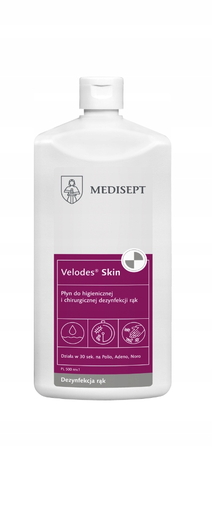 

Velodes Skin szybka dezynfekcja Rąk w płynie 500ml