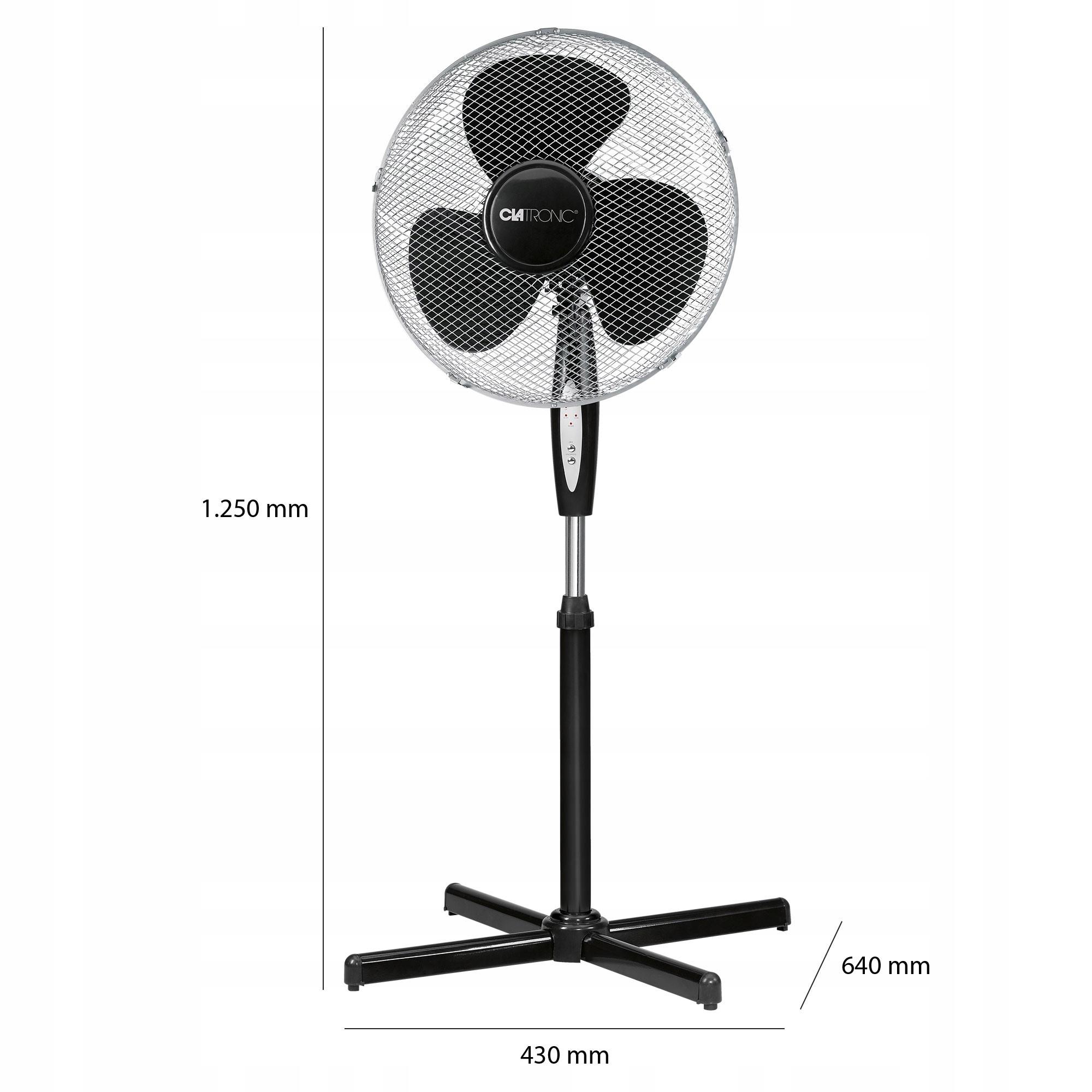 PODŁOGOWY WENTYLATOR STOJĄCY WIATRAK Z PILOTEM Sterowanie zdalne