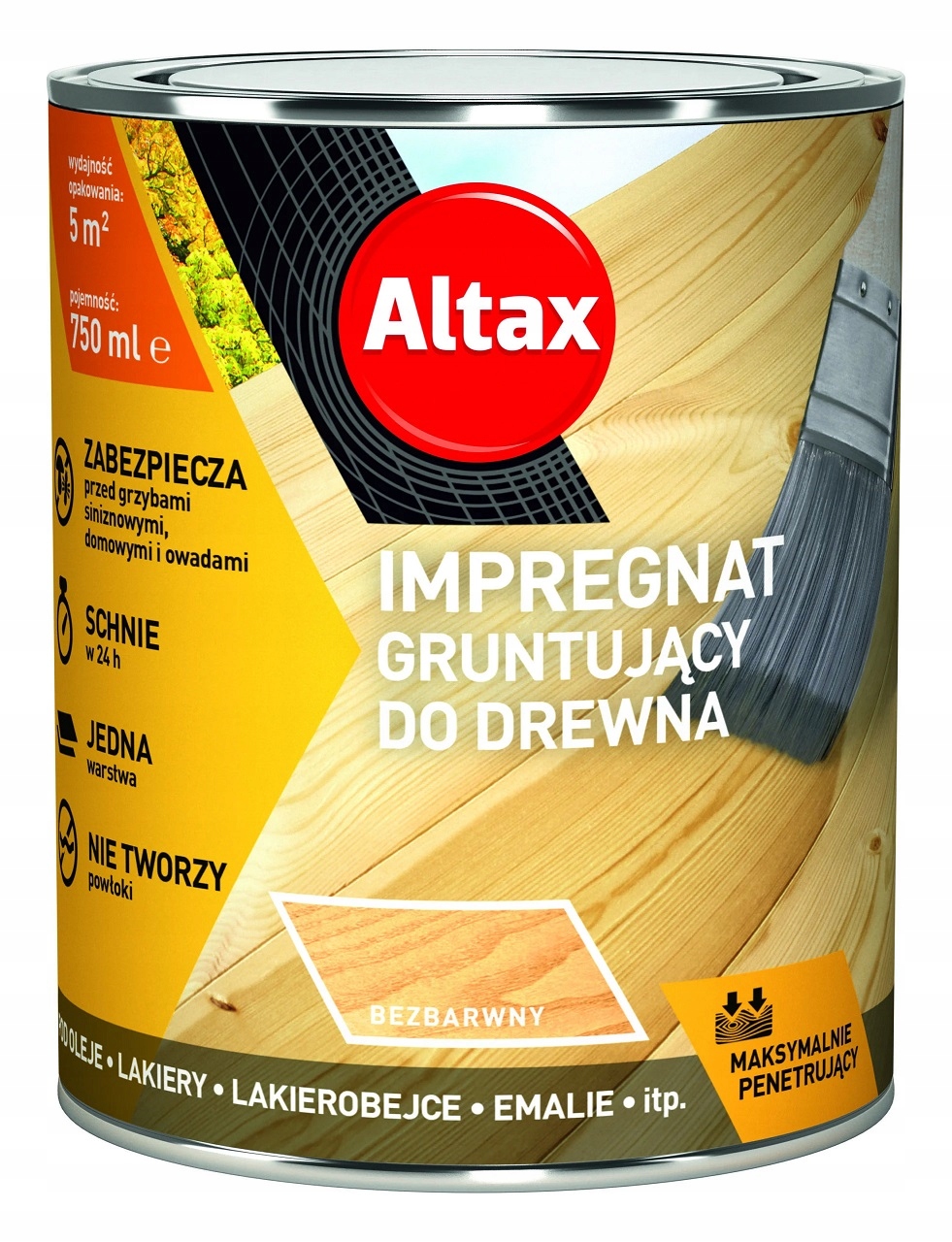 

Altax Impregnat Drewna Gruntujący Penetrin 0.75L