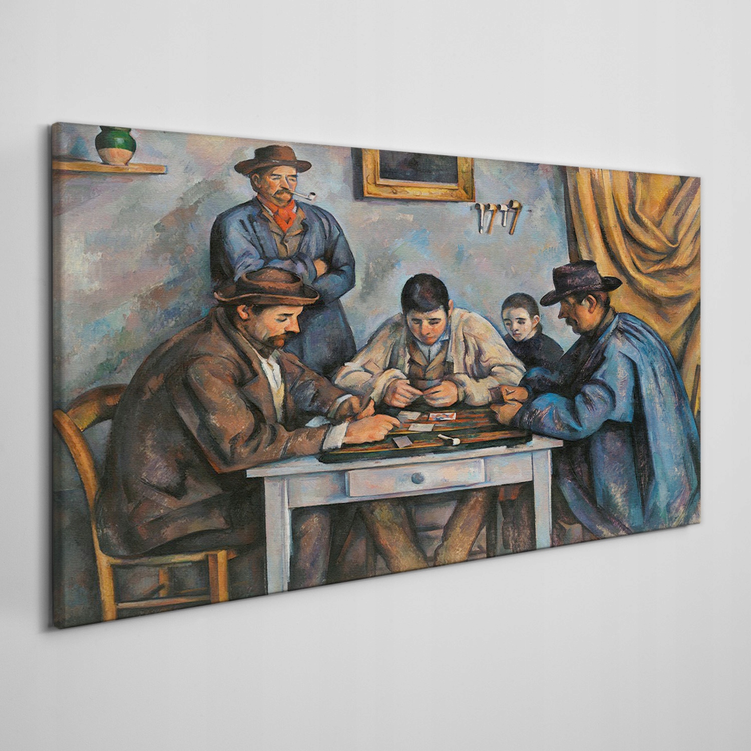 

Ścienny fotoobraz na płótnie Gracze karty 140x70