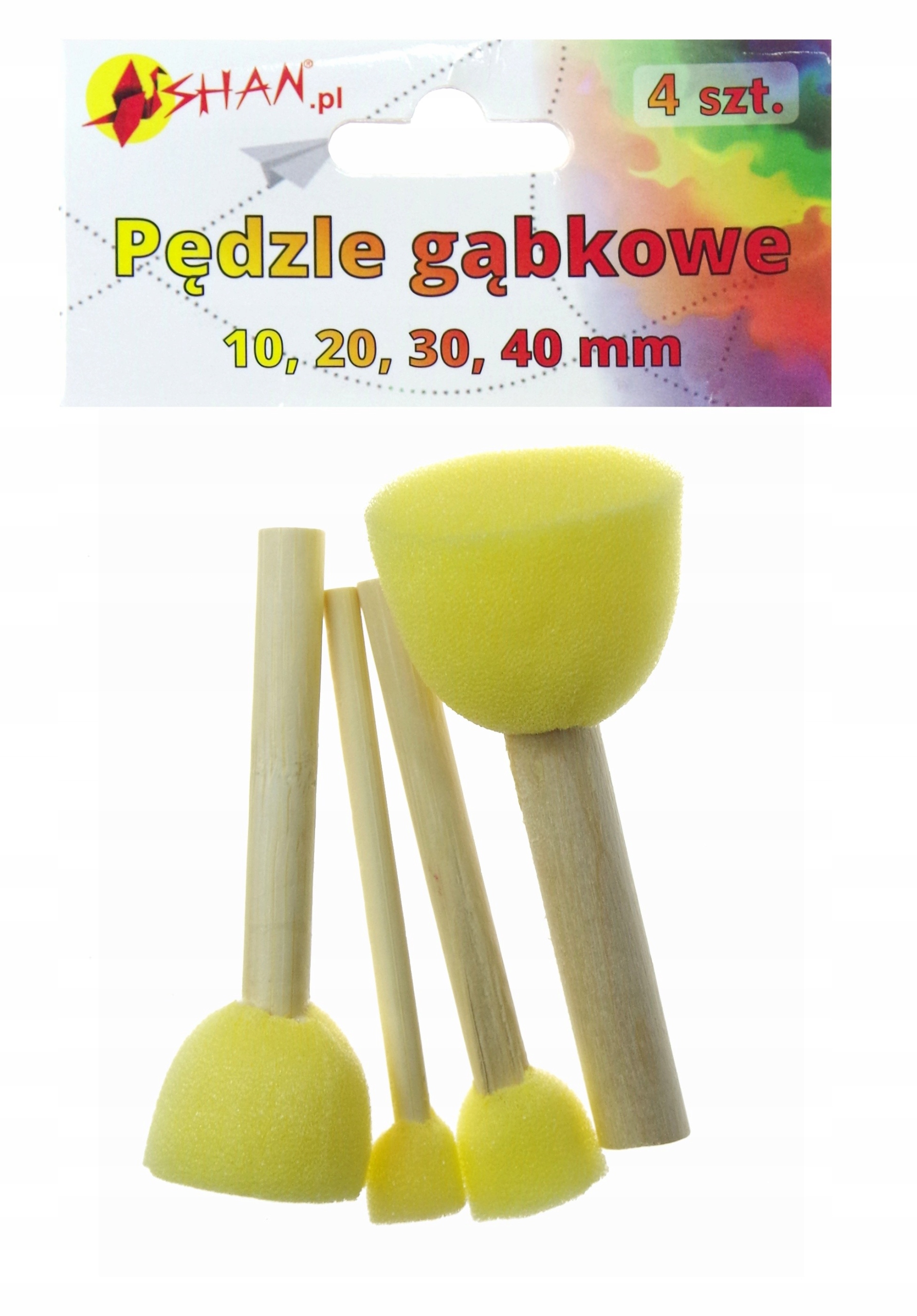 

Zestaw pędzeli gąbkowych 4 szt Shan