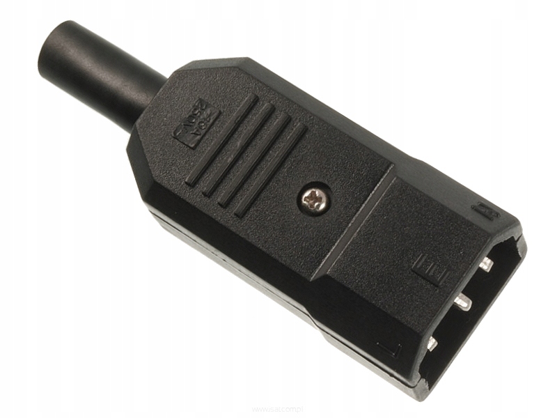 

Wtyk Ac 3PIN montażowy komputerowy na kabel 3692