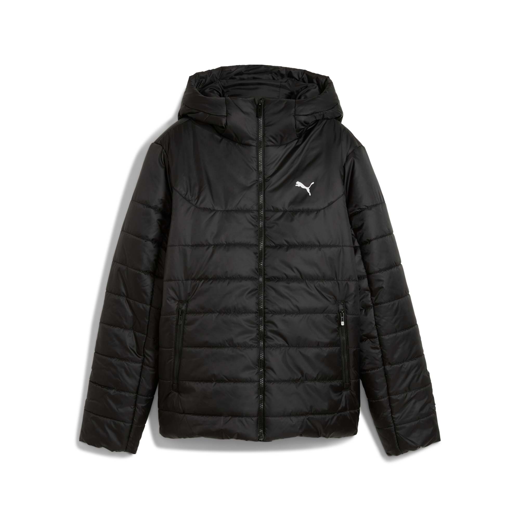 Zimní bunda Xs Puma Ess s kapucí, prošívaná, módní, černá, velikost 685231 01