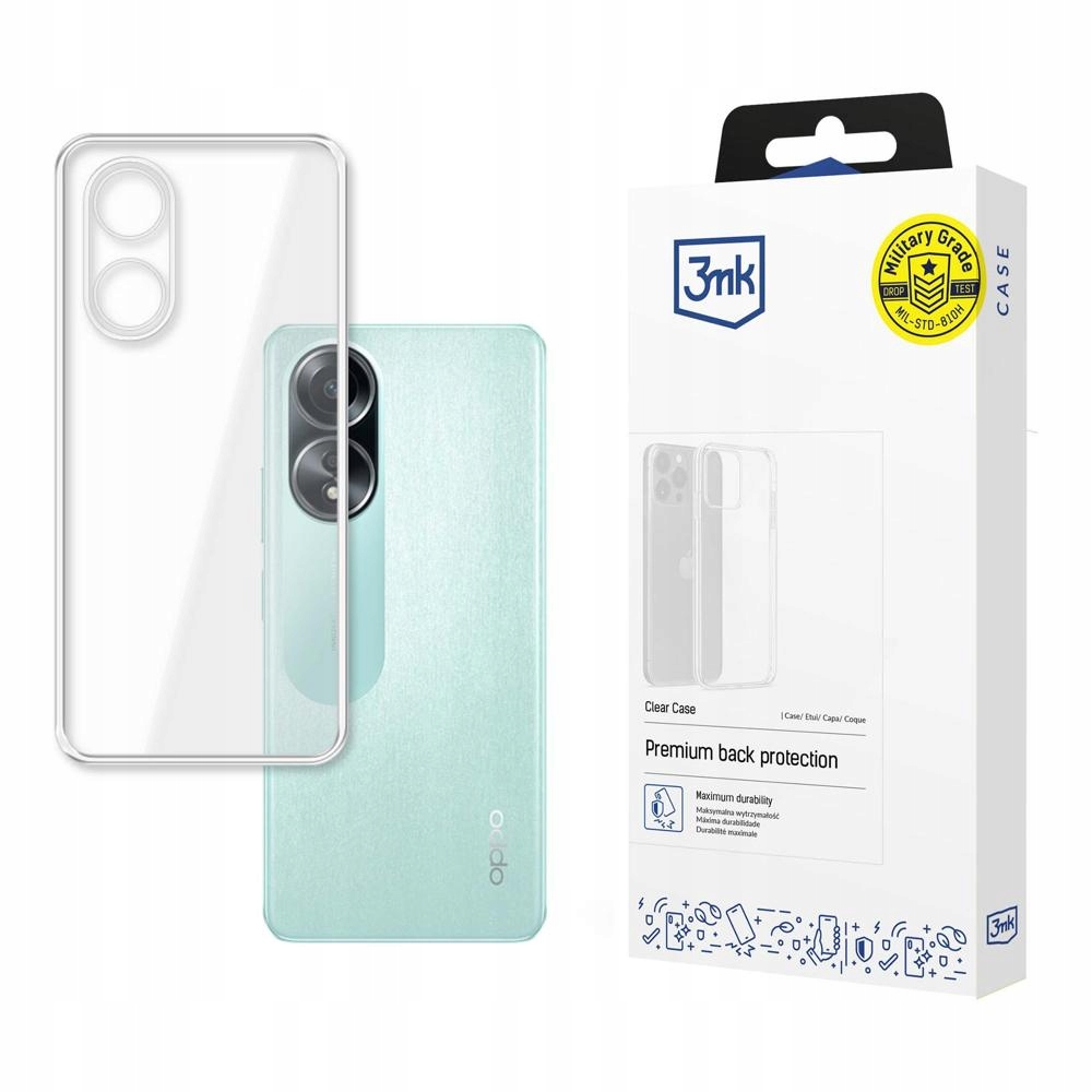 Etui 3MK Clear Case do Oppo A58