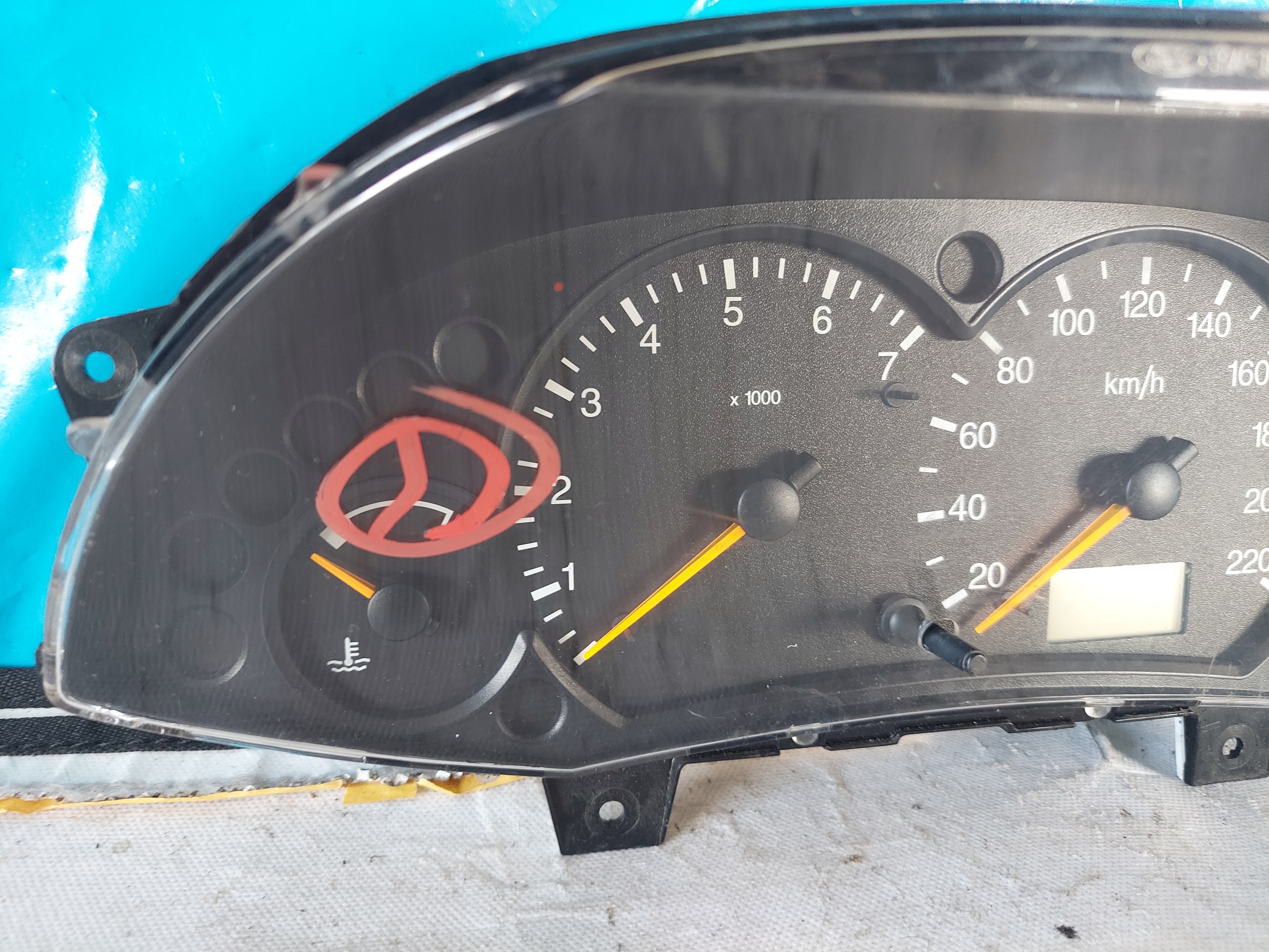 dials clock FORD FOCUS MK and 1.8 TDDI 98AB-10849CJ