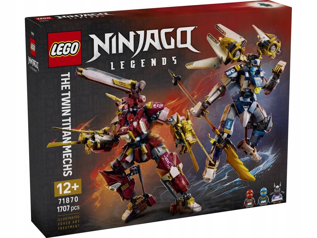 Lego 71870 Ninjago Dvojčatové titanové mechy