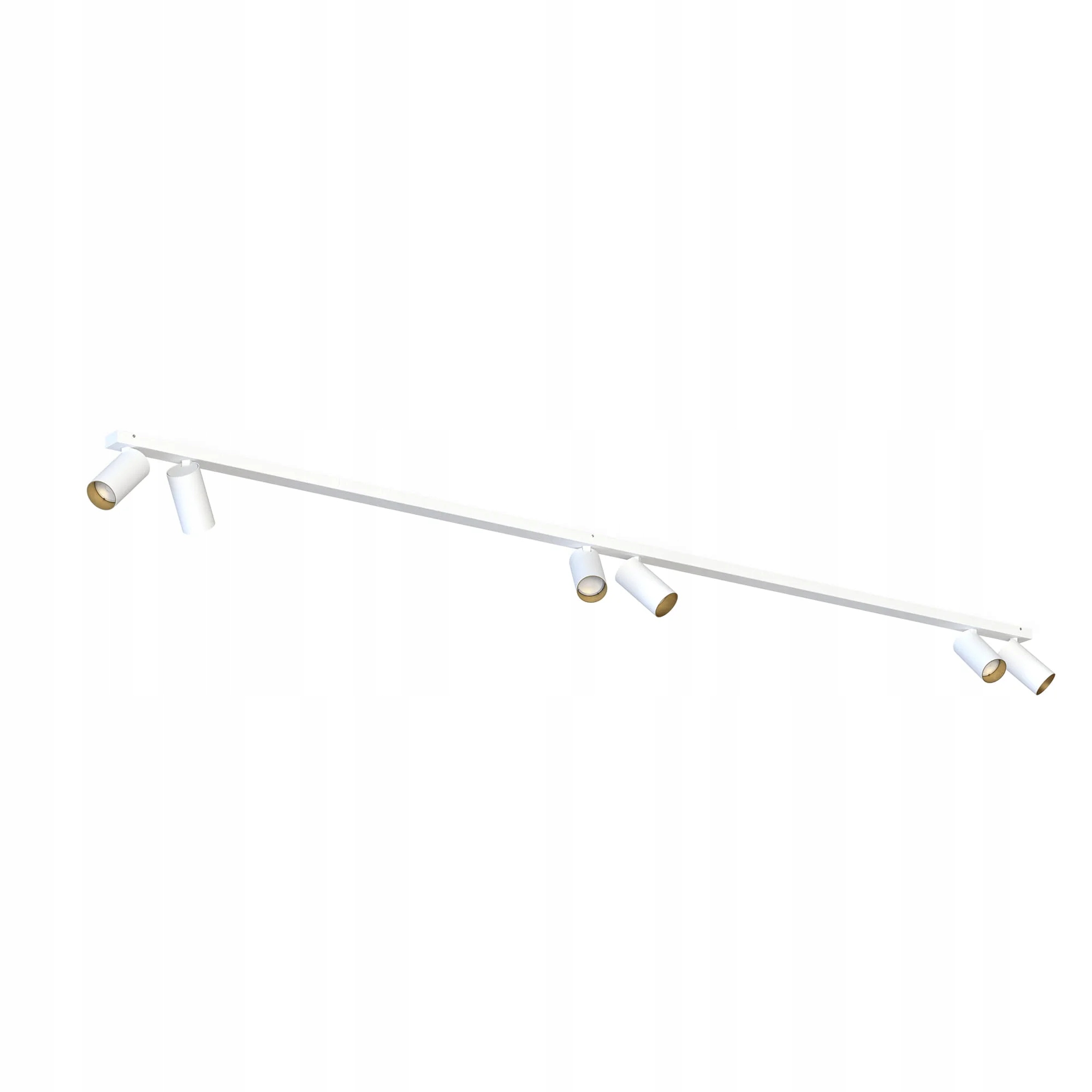 Stropní nástěnná lampa bílá reflektory 6 bodů lišta 200 cm Mono Nowodvorski