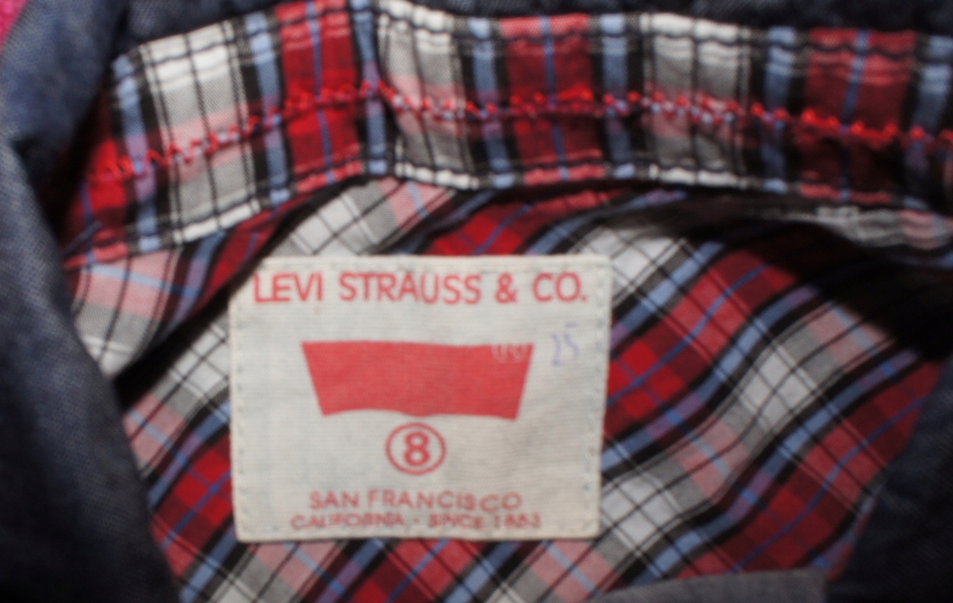 LEVI'S - CIEŃSZA KOSZULA JEANSOWA 8L; 128cm Rozmiar (new) 128 (123 - 128 cm)