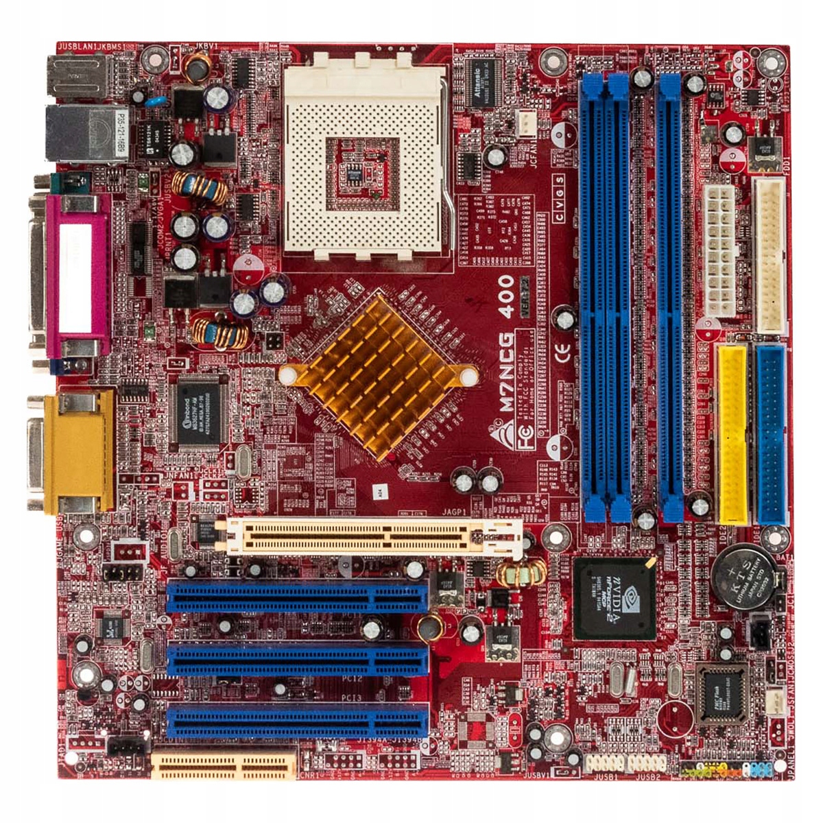 Biostar M7NCG 400 VER:7.2 Patice 462 Ddr Agp Pci Cnr mATX