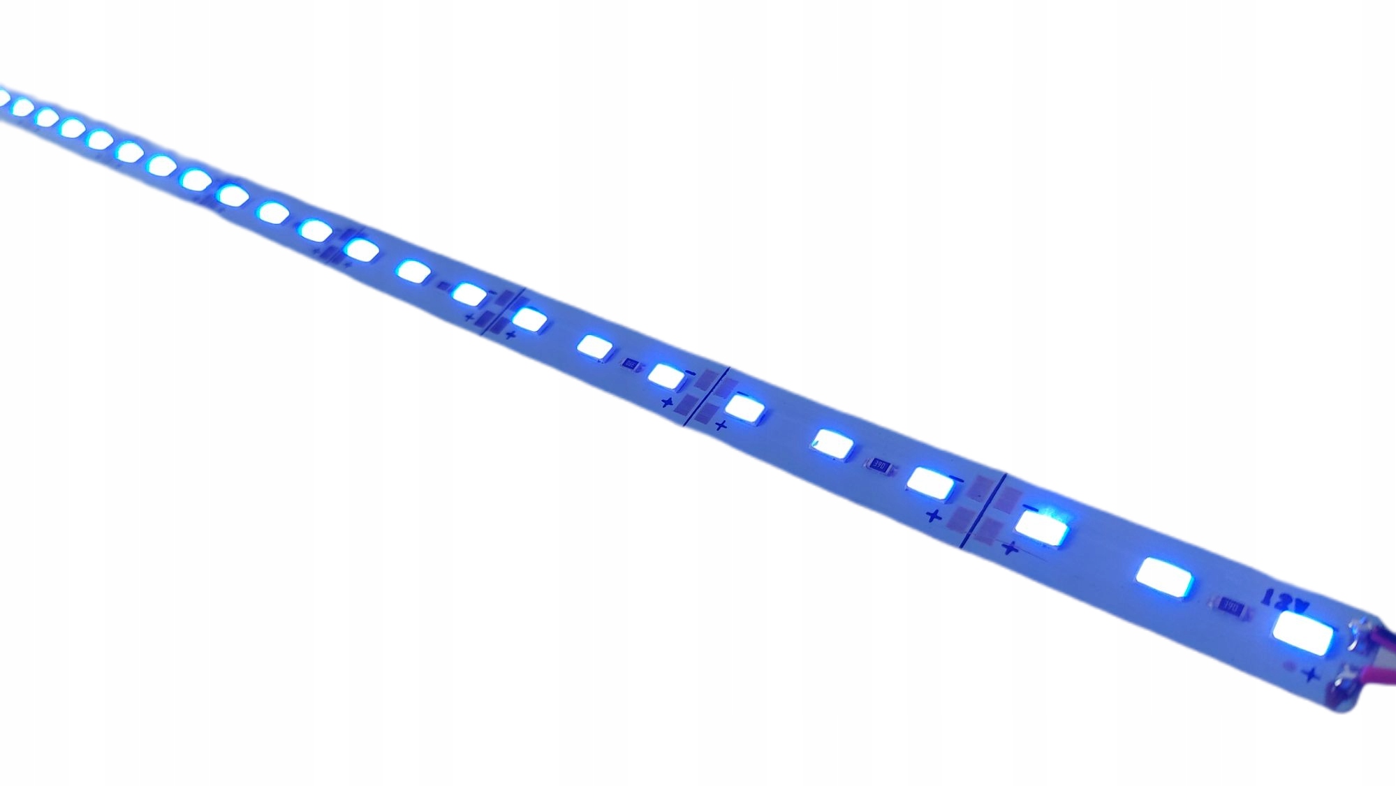 

Sztywna taśma 5630 72 Led niebieska blue 12V