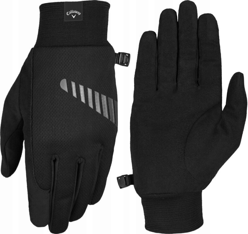 Thermal Grip Mens Golf Gloves Pair Black