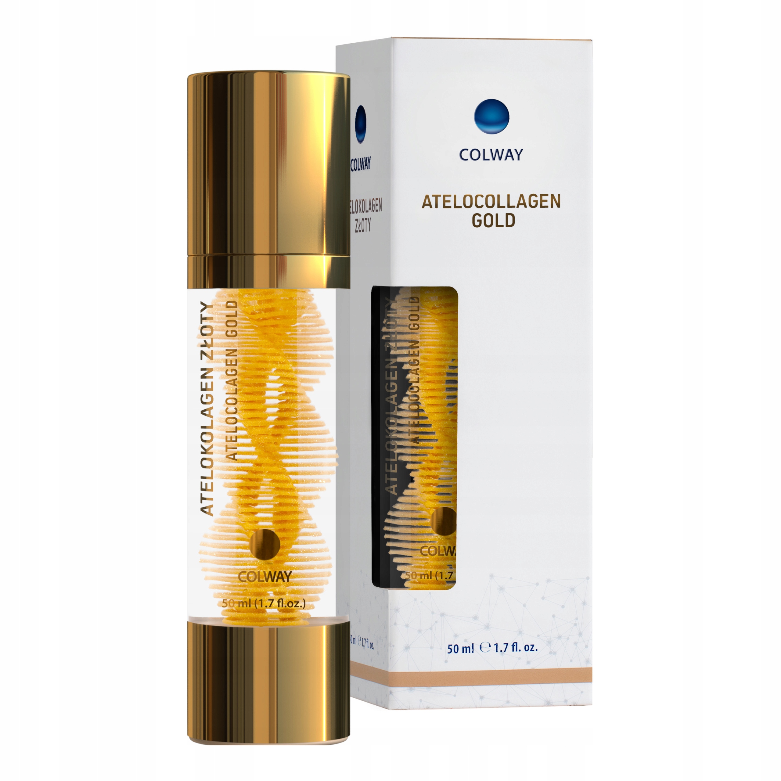 Atelokolagen Zlatý Colway 50 ml Atelo Gold Zlatá Antiage péče