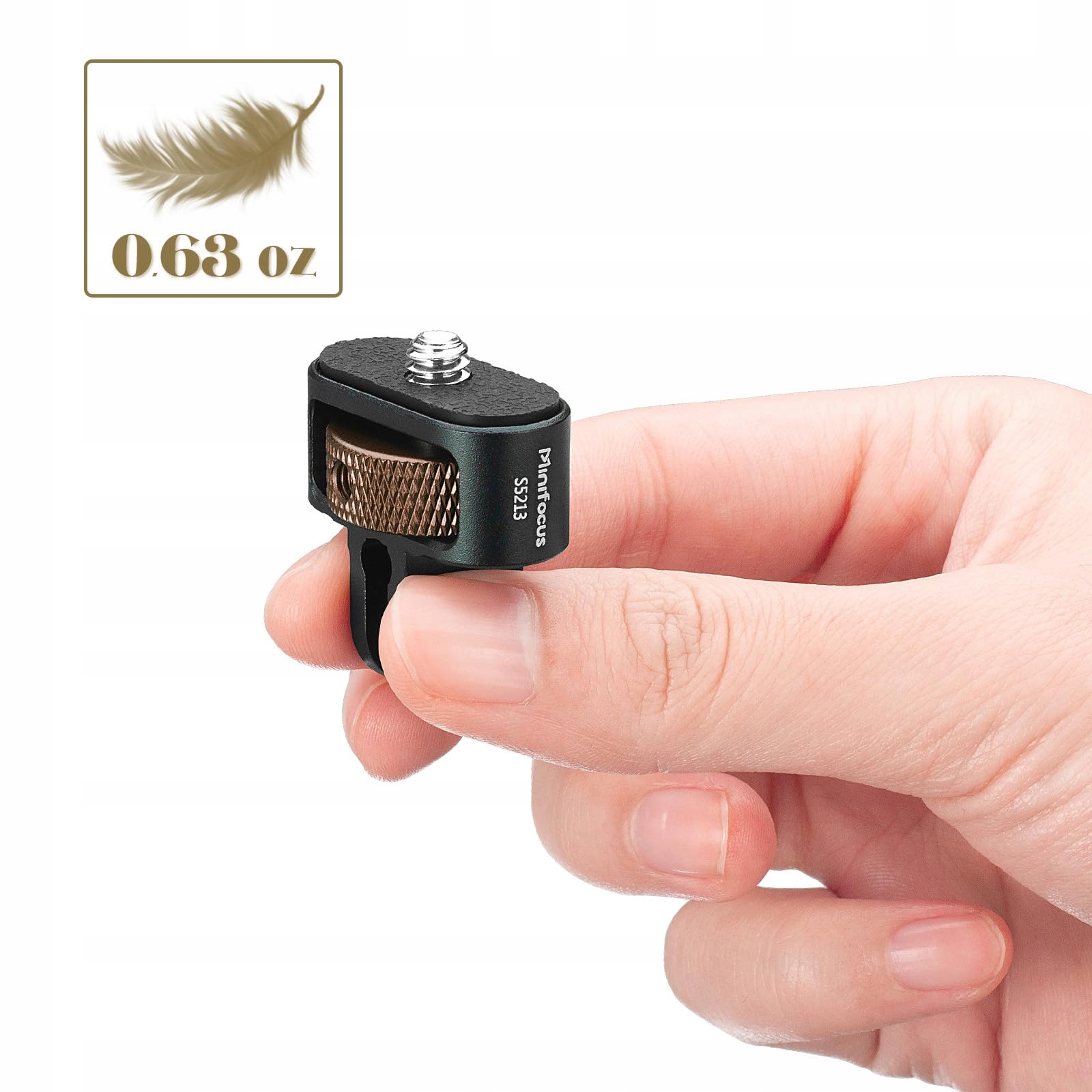 CNC ALUMINIUM Adapter Do Kamer GoPro DJI Insta360 Sjcam 1/4" Montaż — miniatura 7