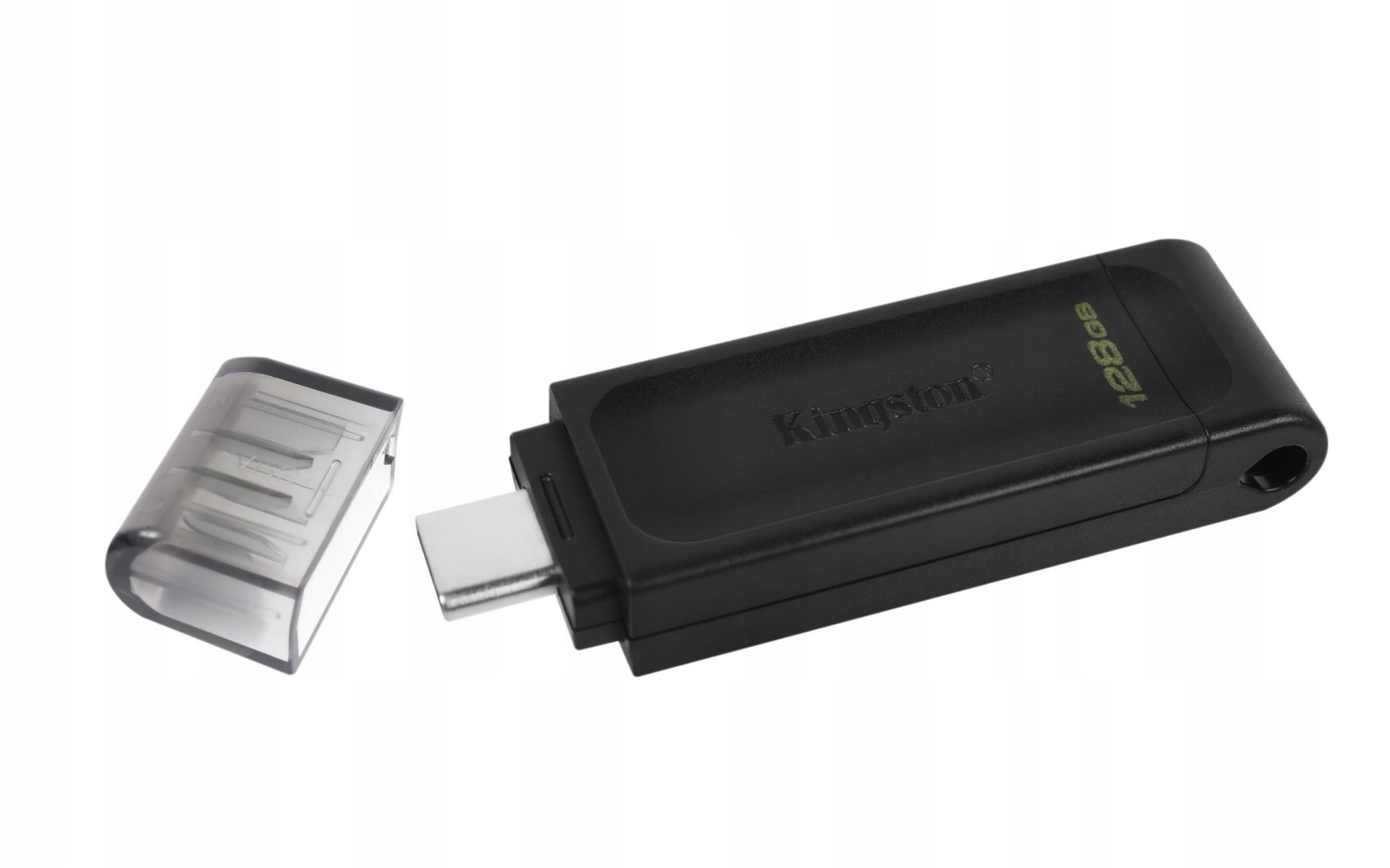 Kingston Rychlý Flash Disk 128 Gb Usb-c 3.2 Datatraveler 70 DT70/128 Gb Černý