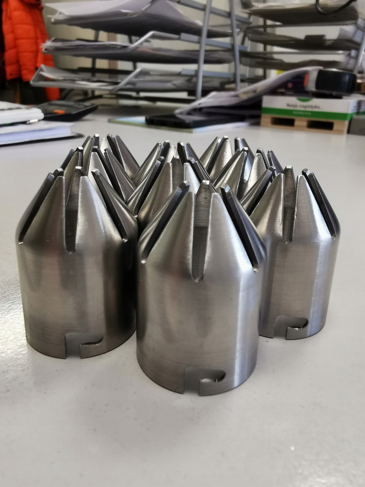 Końcówka wylotu śmietany nierdzewna do Sanomat Model SANOMAT